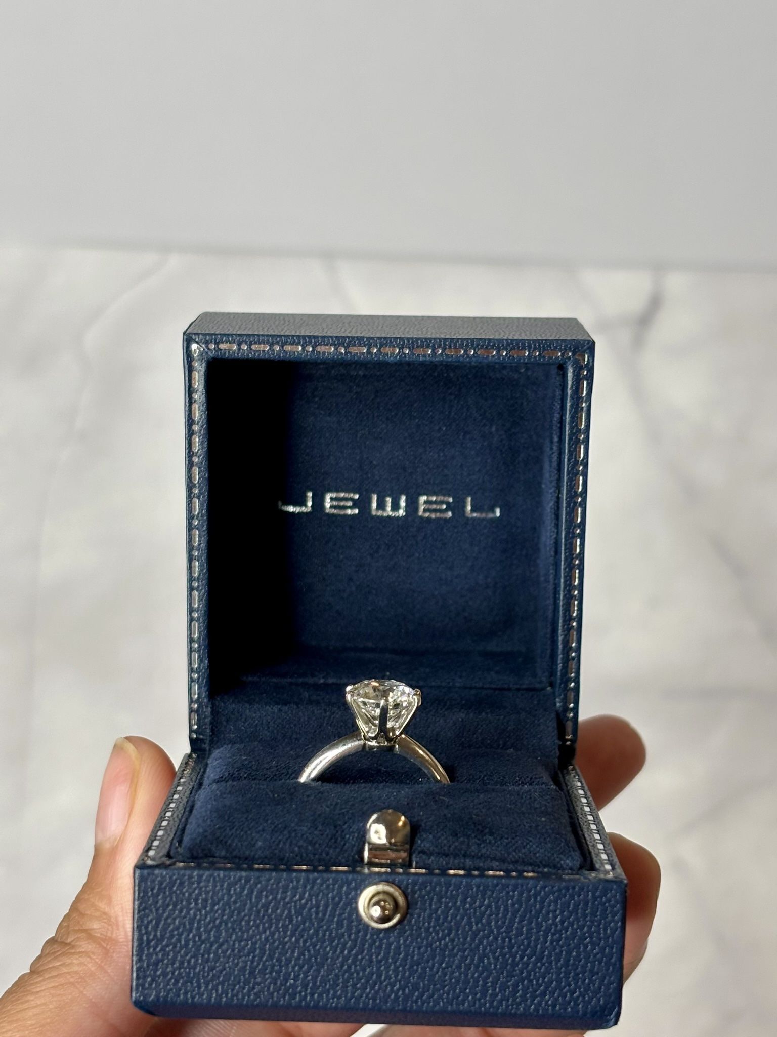VS1 Diamond Platinum Wedding Ring 3ct