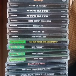 PLAYSTATION GAMES -3/$20