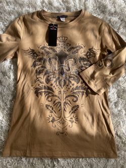 Y2K RHINESTOP TOP! Affliction inspired. Brand new! Size medium. #affliction #y2k