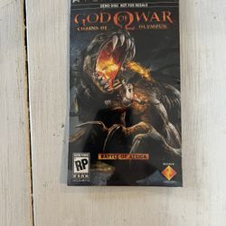 God of War: Chains of Olympus  Battle of Attica PSP Demo Disc New & Sealed! Would grade high!! Pickup in Inman or can ship 
