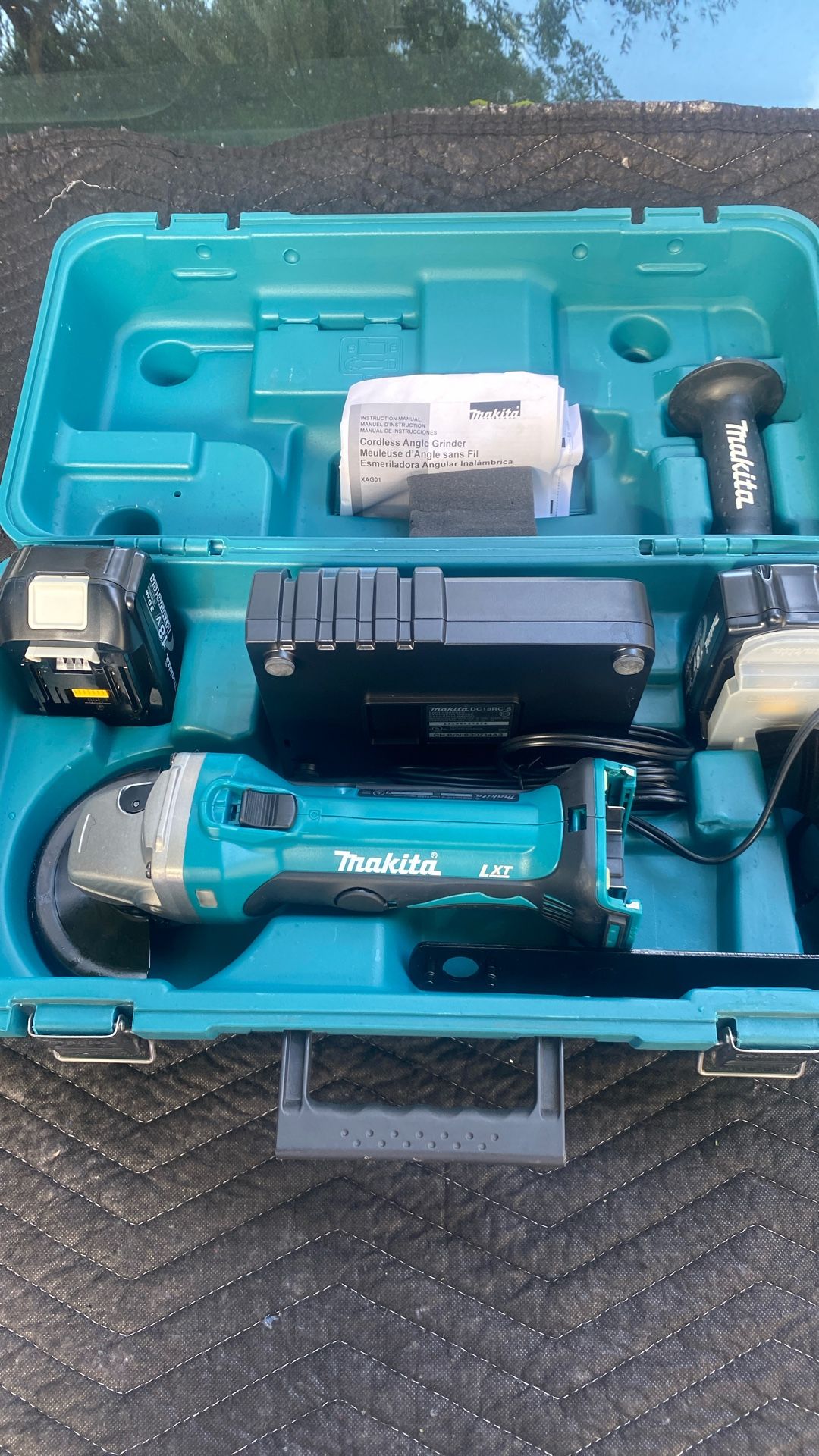 Makita 4 1/2” Angle Grinder Kit $250