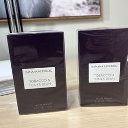 New. Banana Republic Tabacco &Tonka Bean Fragrances