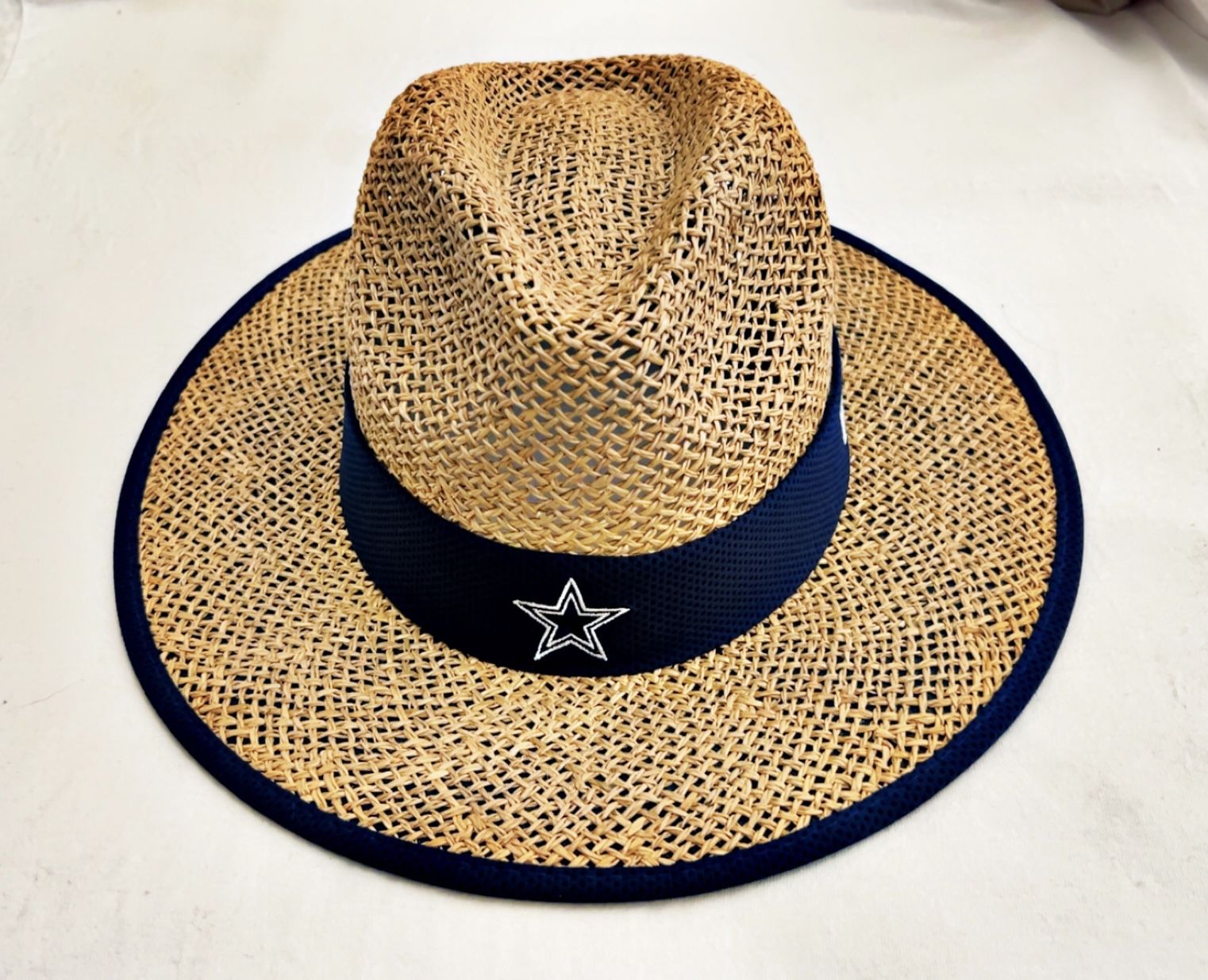 Dallas Cowboys New Era Straw Hat Fedora