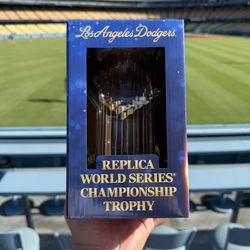 Dodgers World Series Replica Trophy 