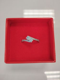 14k White Gold Ring 3.3g