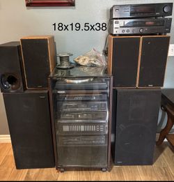 Vintage stereo equipment