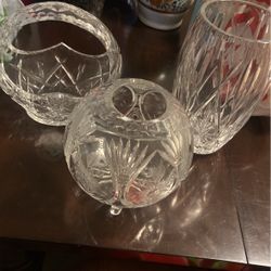 Vintage Crystal Vases