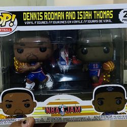 Funko Pop Dennis Rodman And Isiah Thomas