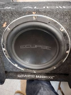 12"eclipse woofer,12" mtxwooder