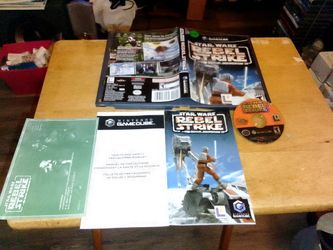 Nintendo GameCube Game Star Wars Rebel Strike Rogue Squadron III