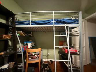 Metal Loft twin bed