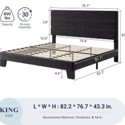 King Bed Frame..BRAND NEW..CAN DELIVER 