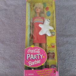 Barbie Coca-Cola party doll