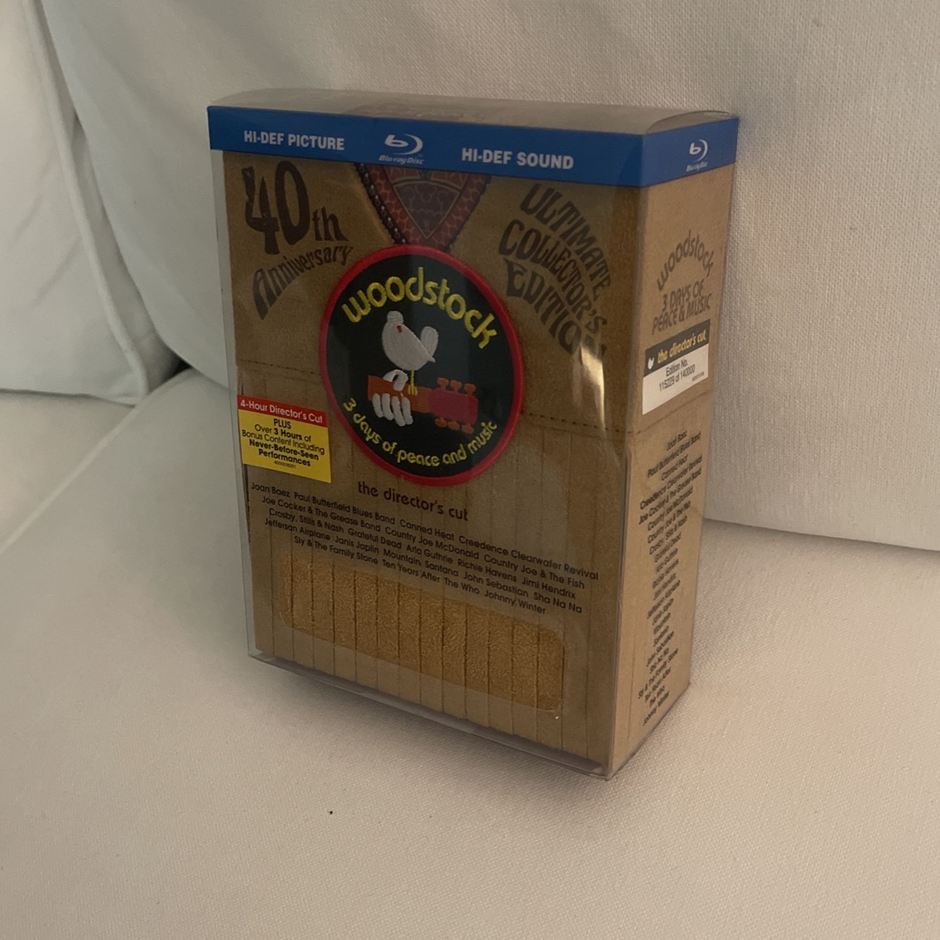 "WoodStock" Blu Ray Ultimate collectors edition