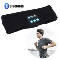 Wireless Bluetooth stereo headband strap with headset and mic