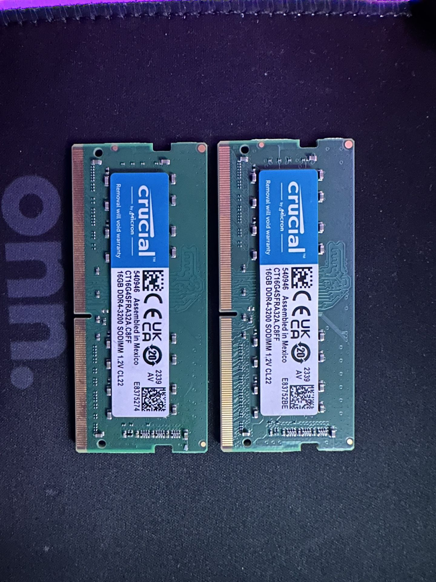 laptop ram card