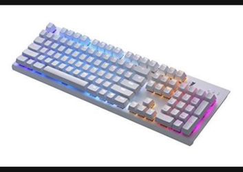 White RGB Mechanical Keyboard