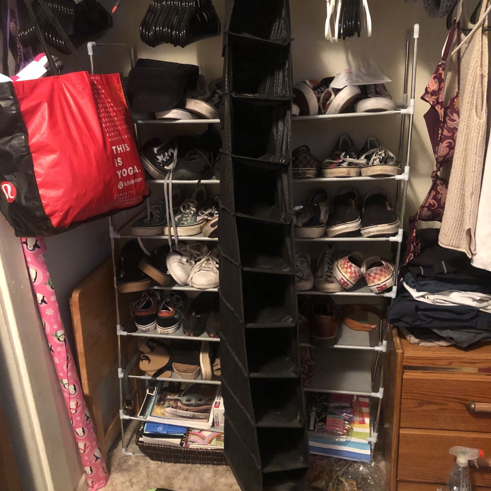 10 PAIR SHOE RACK