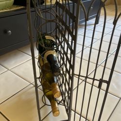 Metal Standing Wine Rack