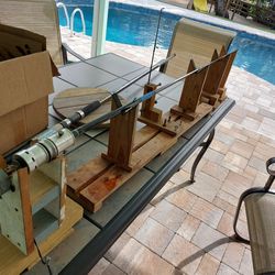 Fishing Rod Dryer And Threader