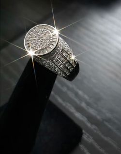 Size 10 mens ring 925 sterling silver