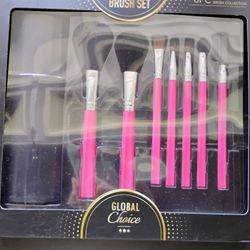8 Piece Makeup Brushes