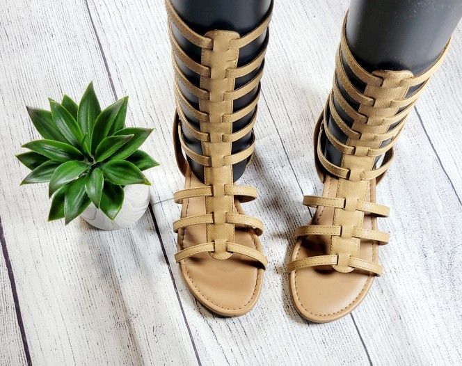 Fabkids Big Girl Gladiator Sandals Size 4