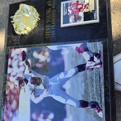 Authentic Steve Young Plaque With Trading Card 