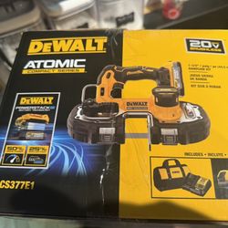 Dewalt Atomic band saw with power stack battery and charger new $240 in n Lakeland 