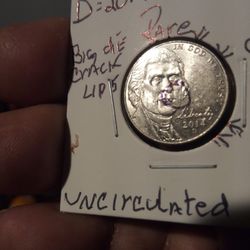 🇺🇸🎊"T. Jefferson US Coin (2014)"D" (XF) W./Errors (D./R. ) Uncirculated