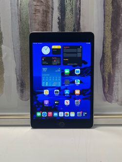 Apple iPad Mini 4th Gen Black A1538 128GB Tablet 7.9” iOS 15.8.4 - $69
