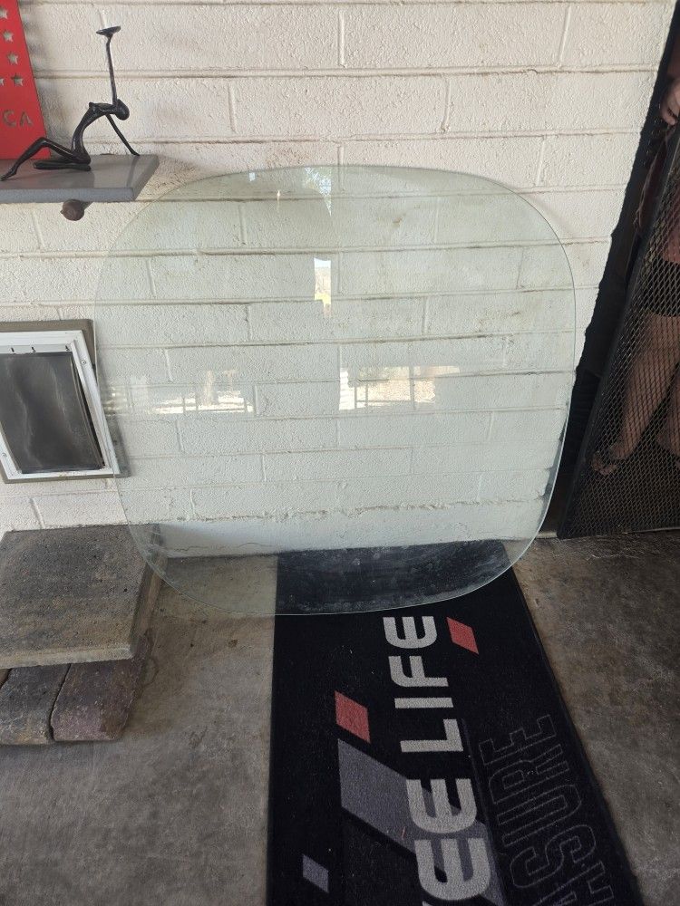 Tempered glass 1/4 Thick Dimensions 42 ×42