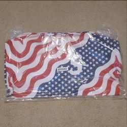 Supreme S Logo American Flag Shirt
