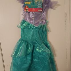Girls 6/6x Ariel Dress Up Dress