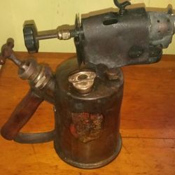 Vintage Handheld Blowtorch 1921