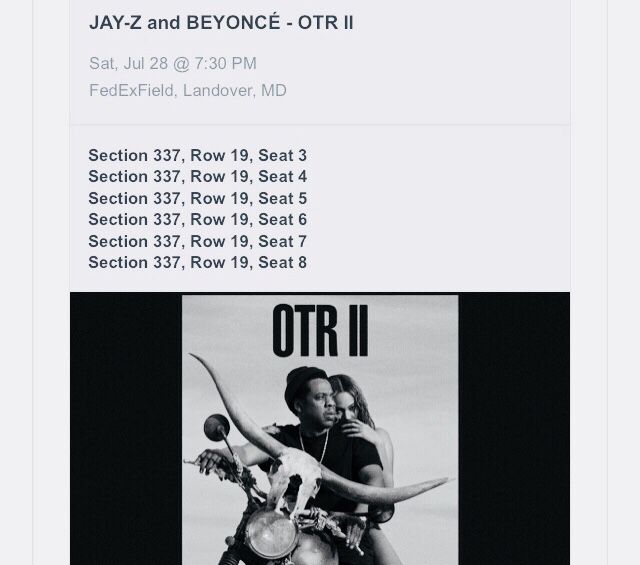 Beyoncé Tickets