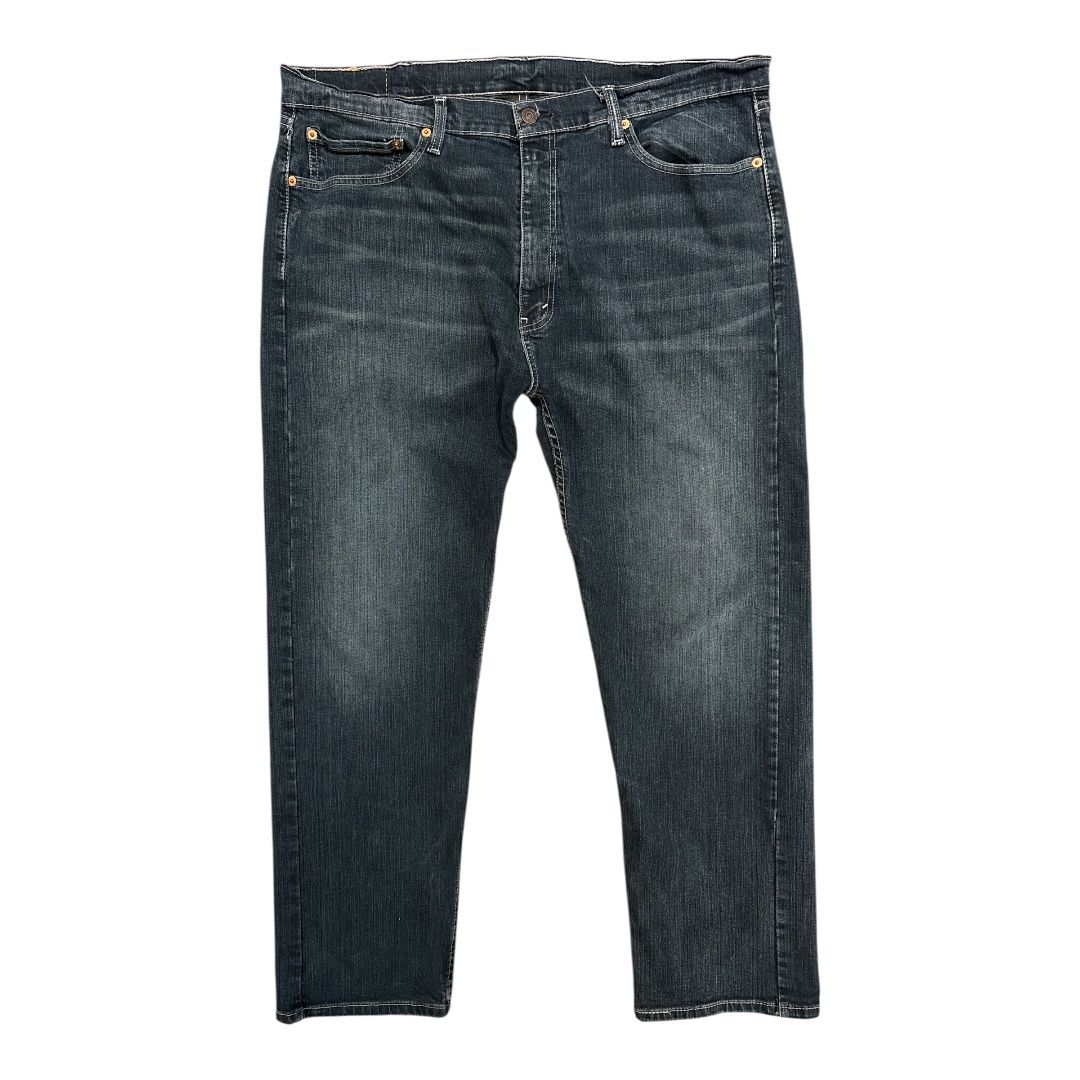 Levis 505 Jeans Mens 40x32 Blue Dark Wash Straight Leg Relaxed Fit Denim