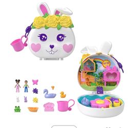 Polly Pocket Bunny Tea Party Garden toy 