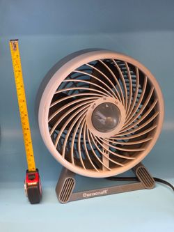 Duracraft 8 inch 2 speed desk fan