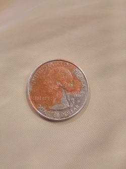 Missing Clad Layered Error Quarter Coin