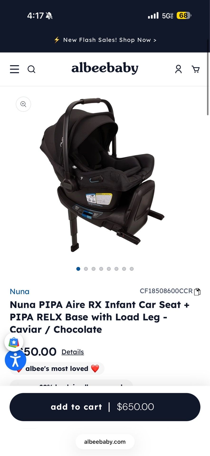 Nuna Stroller and Carseat