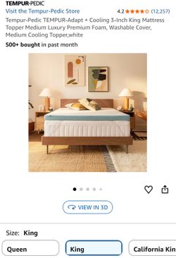 King mattress topper medium