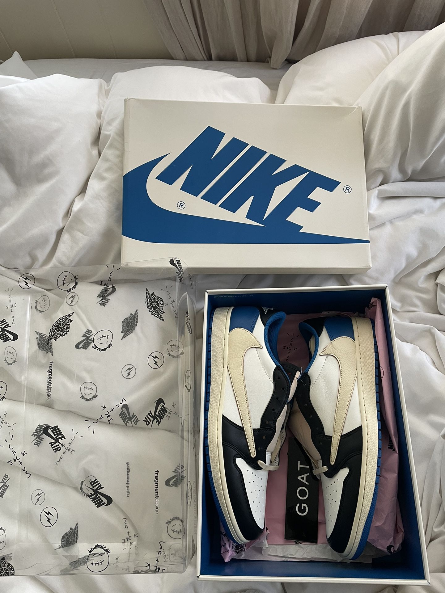 Air Jordan Travis Scott Fragment Size 13 DS With Proof Of Purchase 