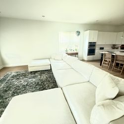 White Sectional 