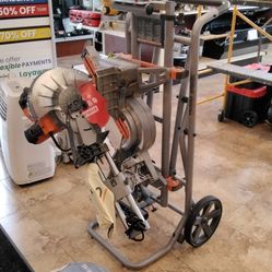 Ridgid Slide Miter Saw And Stand ($400)