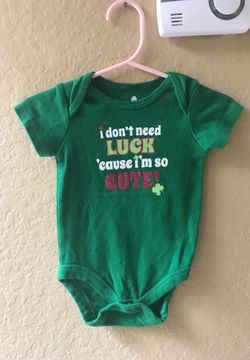 St. Paddy’s day onesie