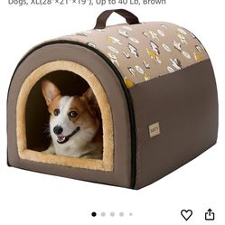 Jiupety Indoor Dog House XL Up To 40lbs