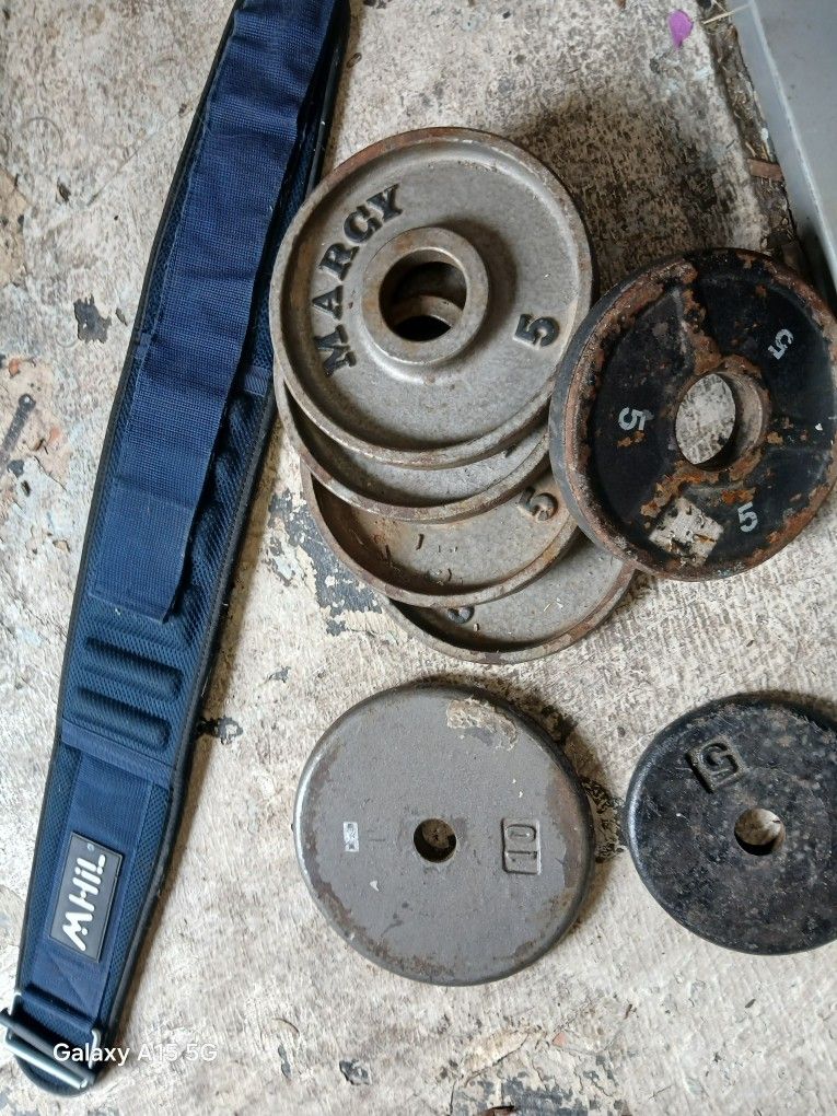 Weights And Weight Belt