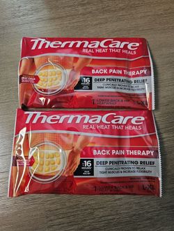 THERMACARE  BACK PAIN