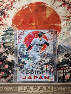 Shohei Ohtani CUSTOM Pride of Japan Baseball Card